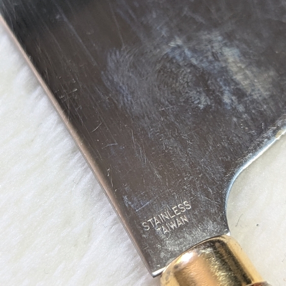 Vintage 1988 Arthur Court Pair Of Cheese Knifes - Picture 6 of 7